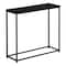 Monarch Specialties Accent Table, Console, Entryway, Narrow, Sofa, Living Room, Bedroom, Black Laminate, Black Metal I 2250 - alternate 1